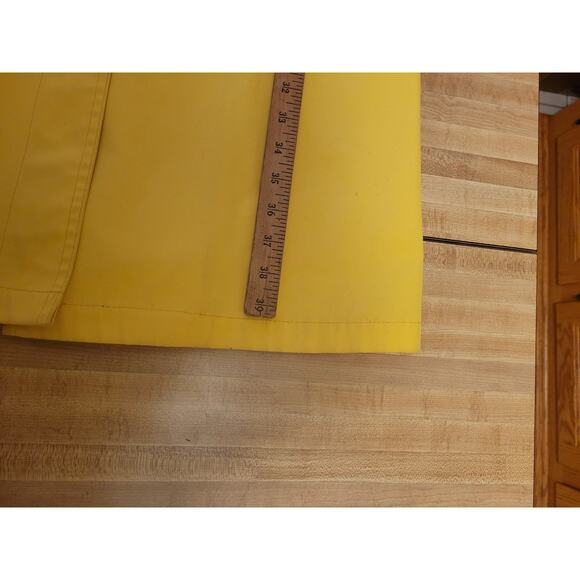 London Fog Maincoats Weatherwear Belted Trench Coat Yellow Womens Size 6 Regular - Picture 7 of 12